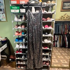 Dress The Population Sequin Jumpsuit